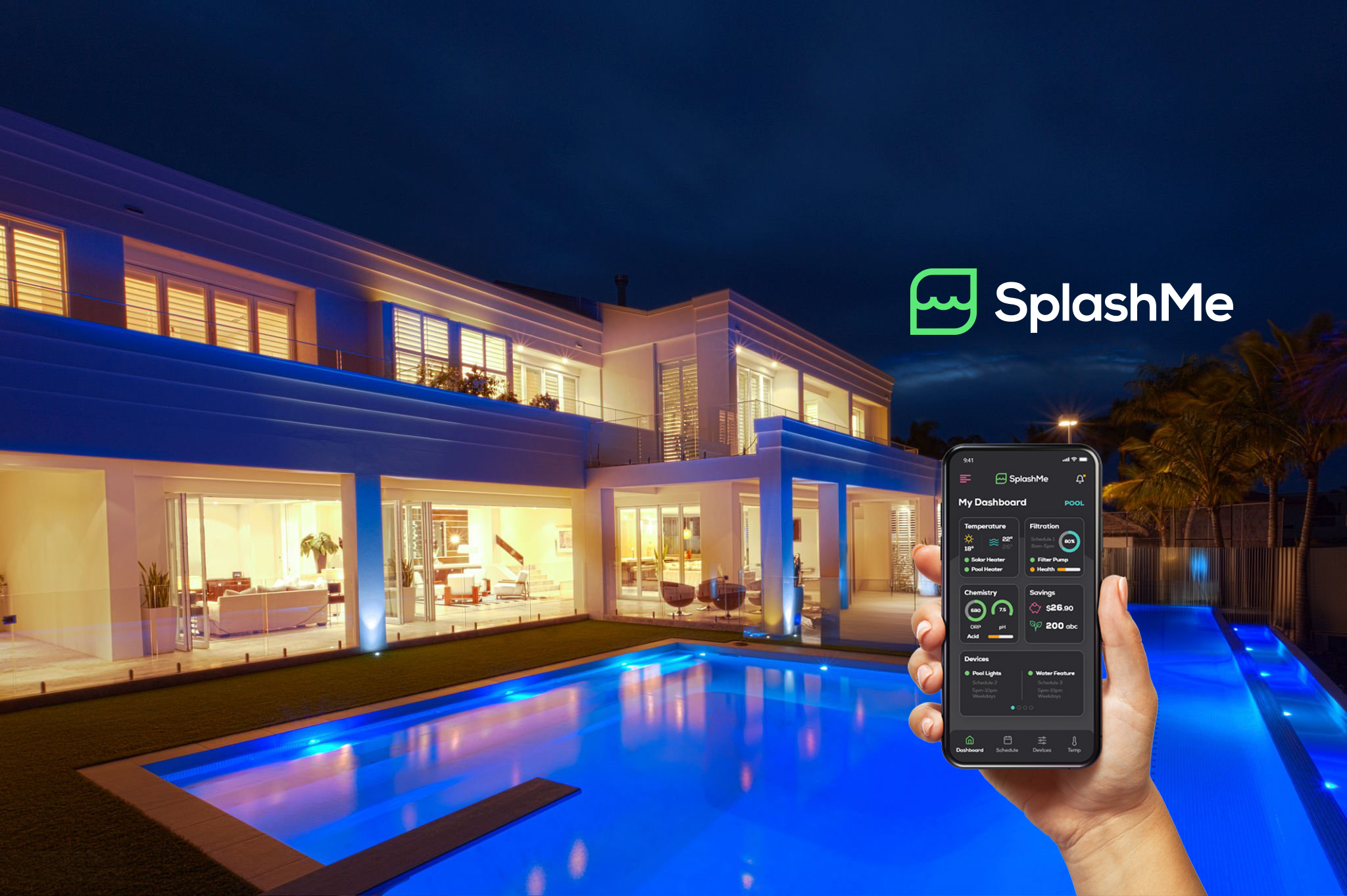 SplashMe Pool Automation and App